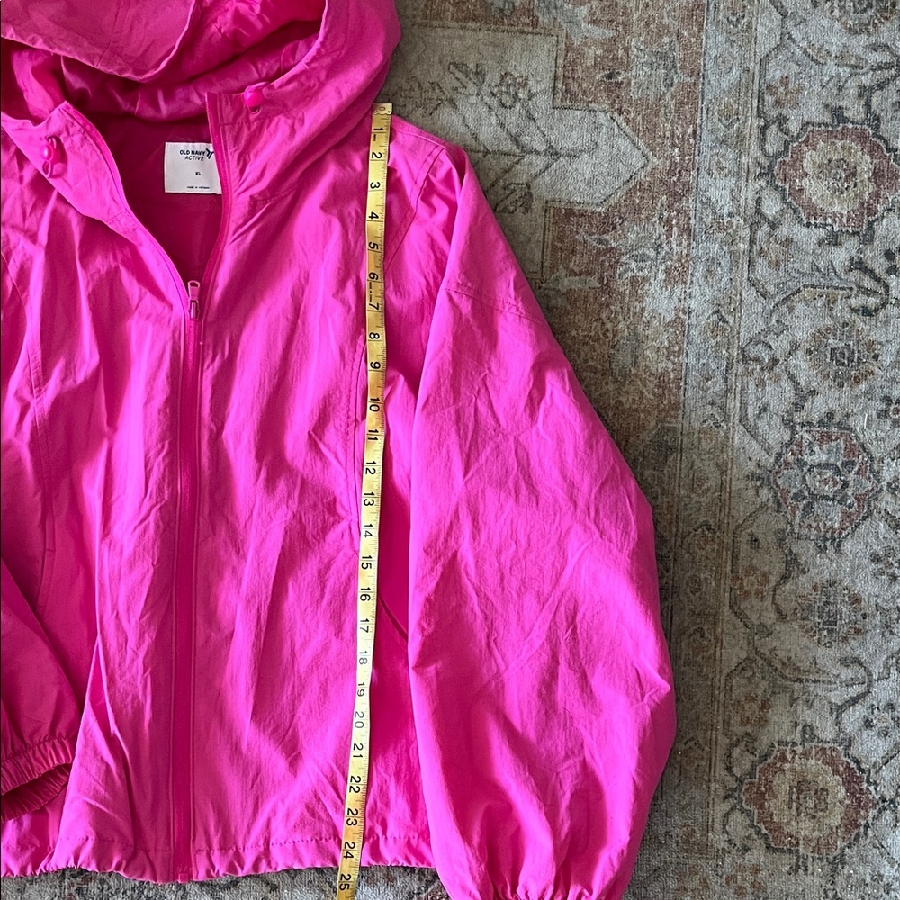 Bright Pink Hooded Jacket - Picture 10 of 11